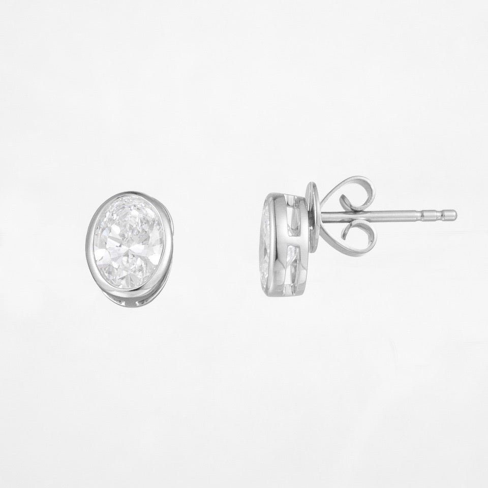 14K Lab Grown Diamond Earrings