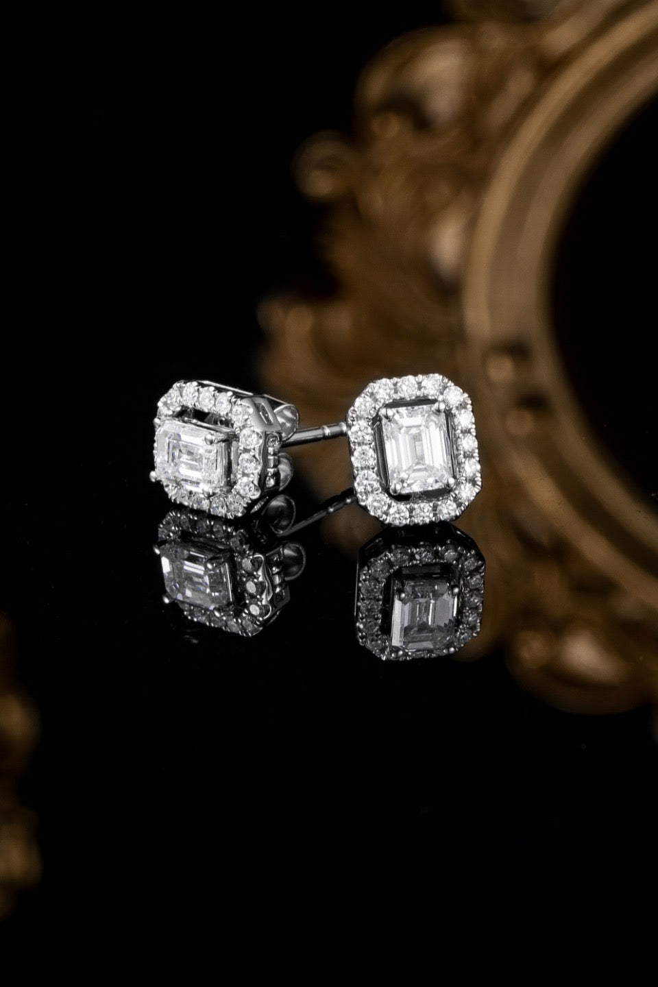 14K Lab Grown Diamond Earrings