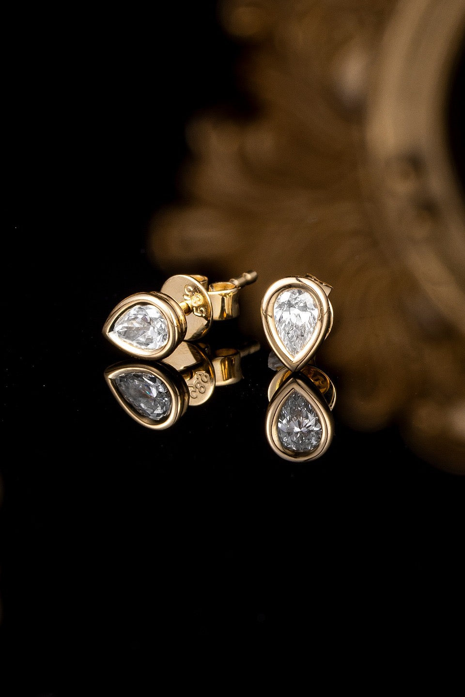 14K Lab Grown Diamond Earrings