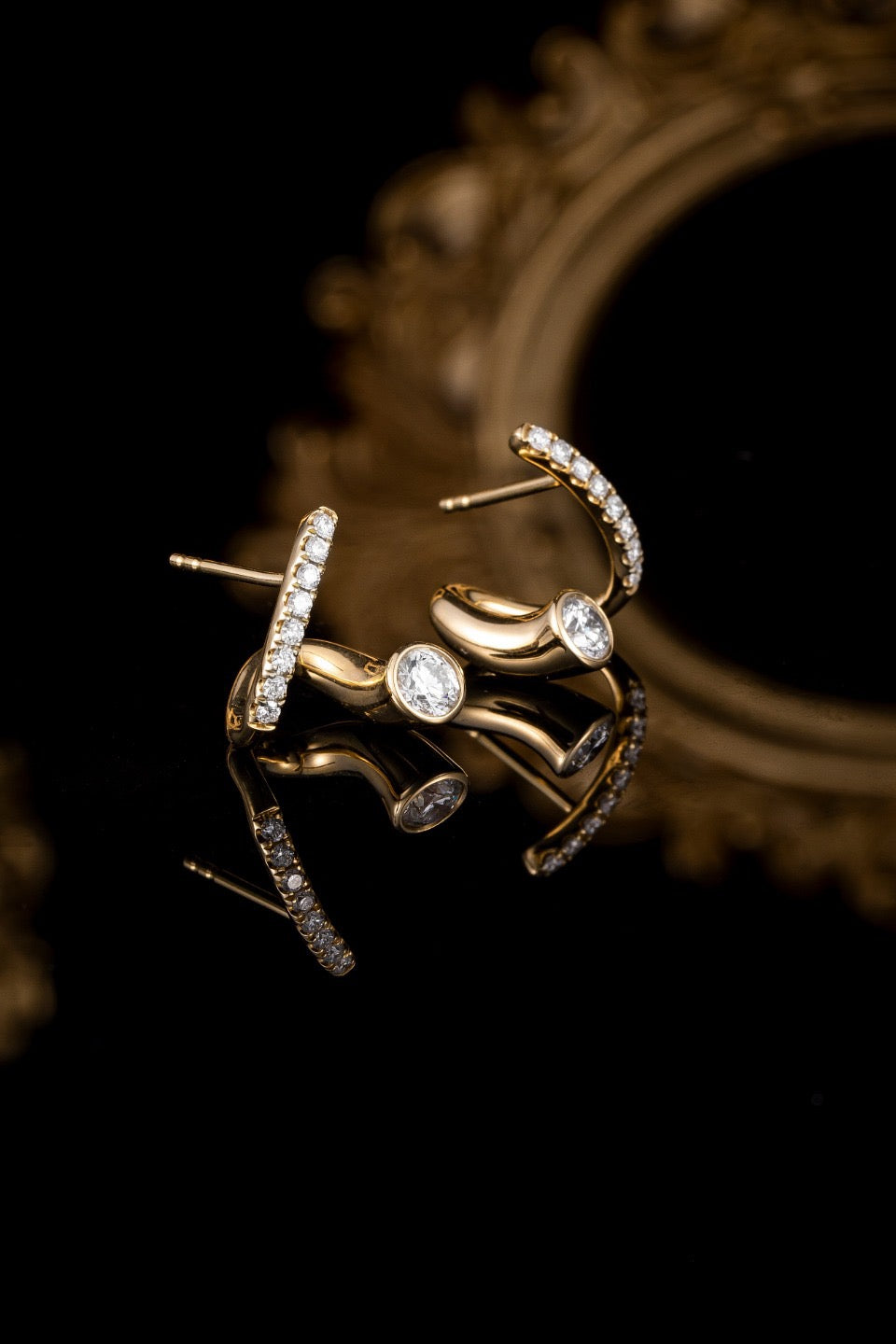 14K Lab Grown Diamond Earrings