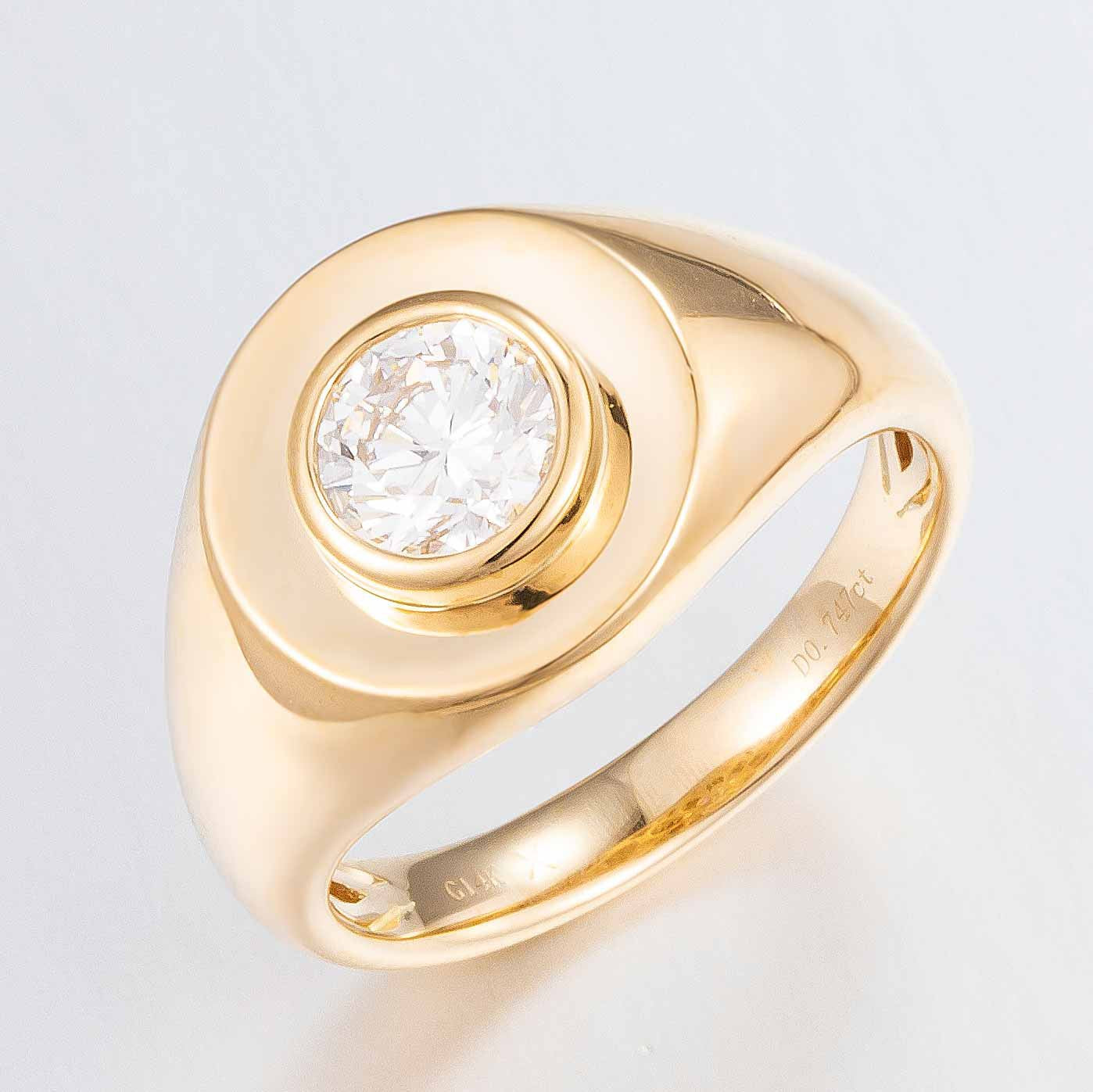 14K Lab Grown Diamond Ring
