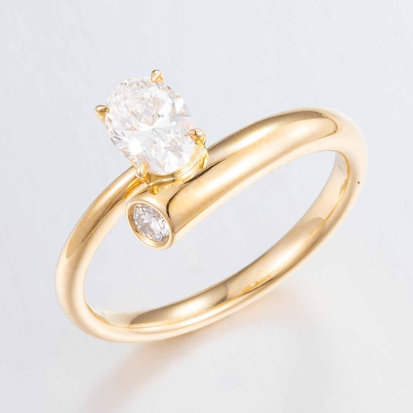 14K Lab Grown Diamond Ring