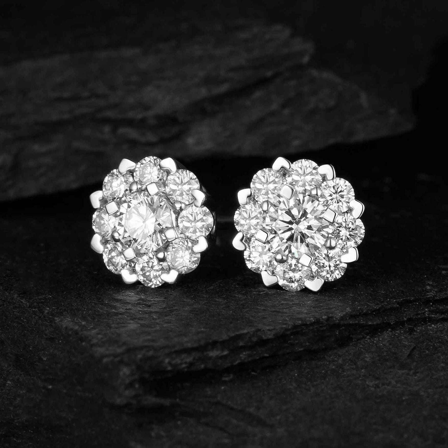 18K Lab Grown Diamond Earrings