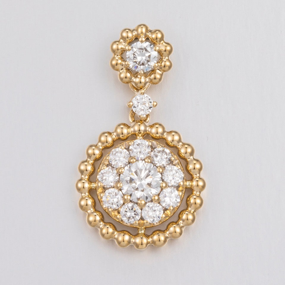 14K Lab Grown Diamond Pendant