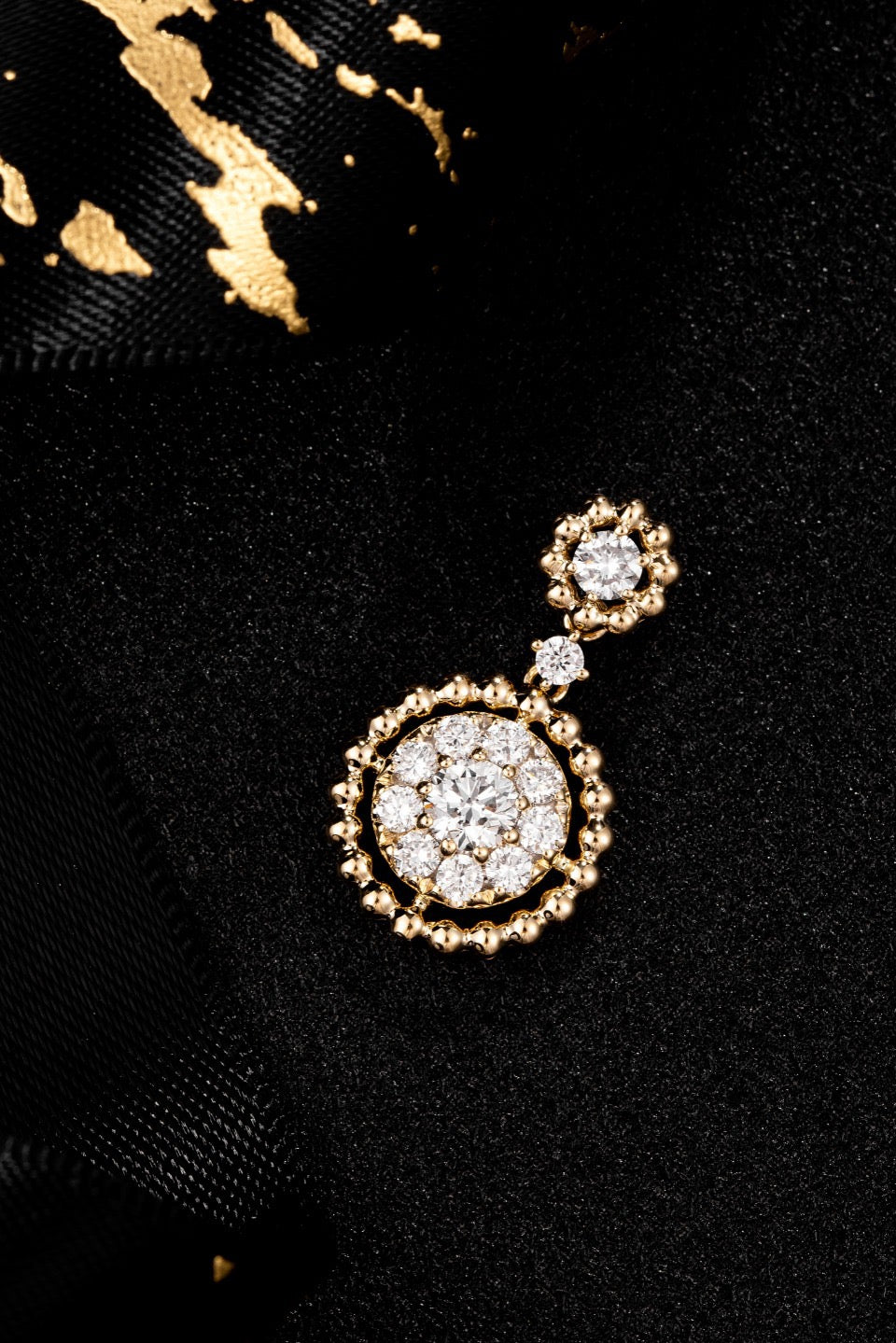 14K Lab Grown Diamond Pendant
