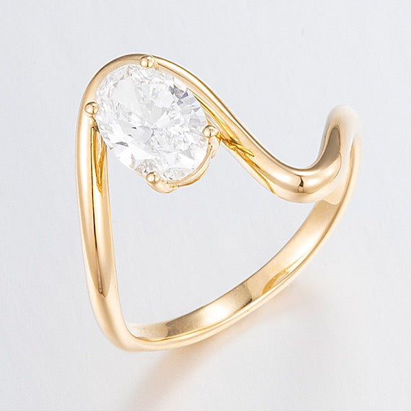 14K Lab Grown Diamond Ring
