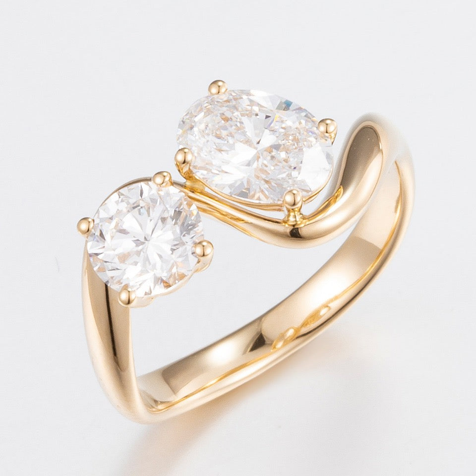 14K Lab Grown Diamond Ring