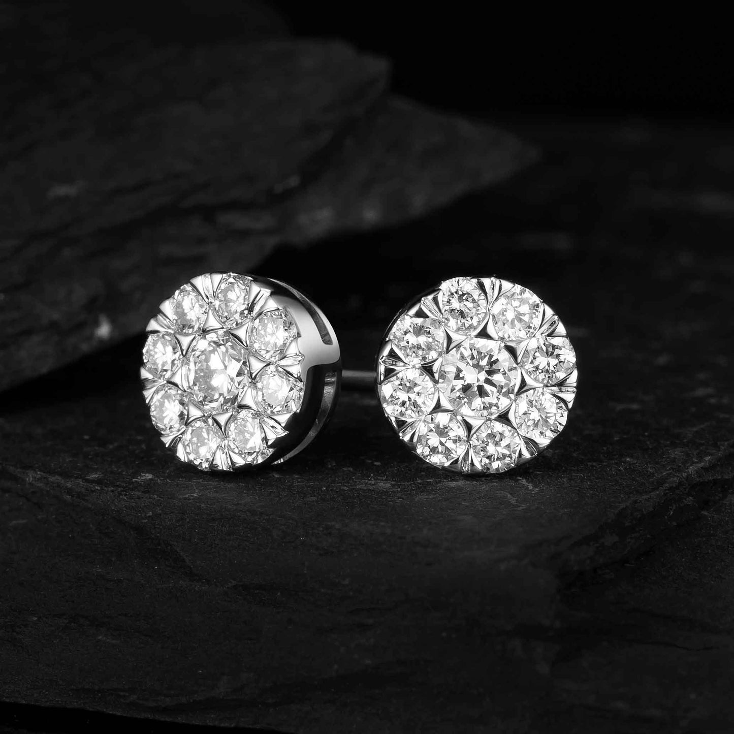 18K Lab Grown Diamond Earrings