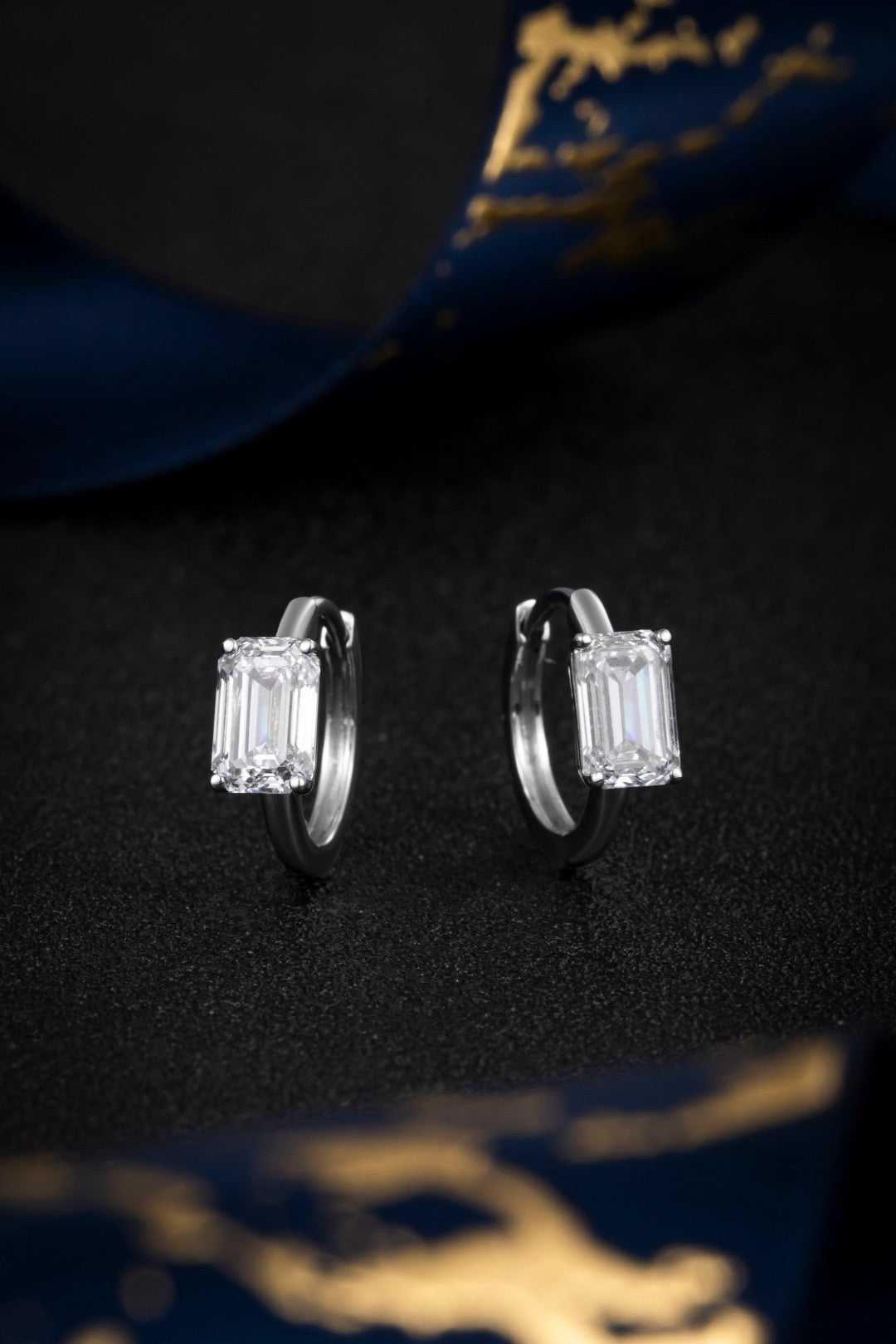 Pt900 Lab Grown Diamond Earrings