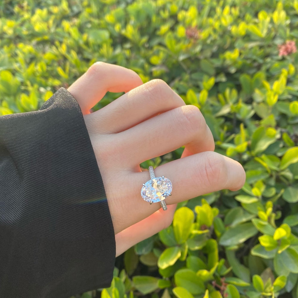 Burton Jewelry - S925 Silver Lab Grown Diamond Ring