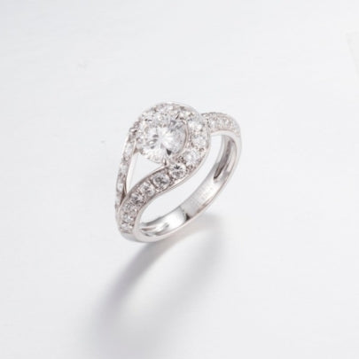 Burton Jewelry - Pt900 Lab Grown Diamond Ring-1ct Diamond Ring