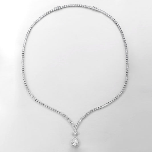 Pt900 Lab Grown Diamond Necklace