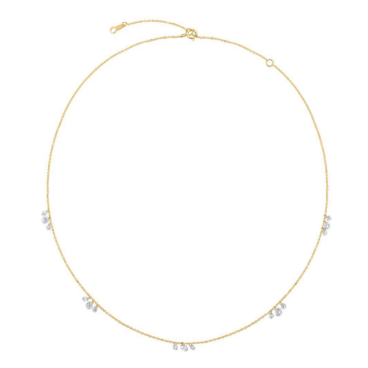 18K Lab Grown Diamond Necklace