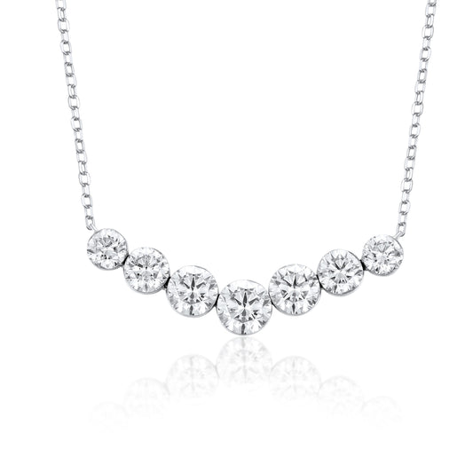 Pt950 Lab Grown Diamond Necklaces