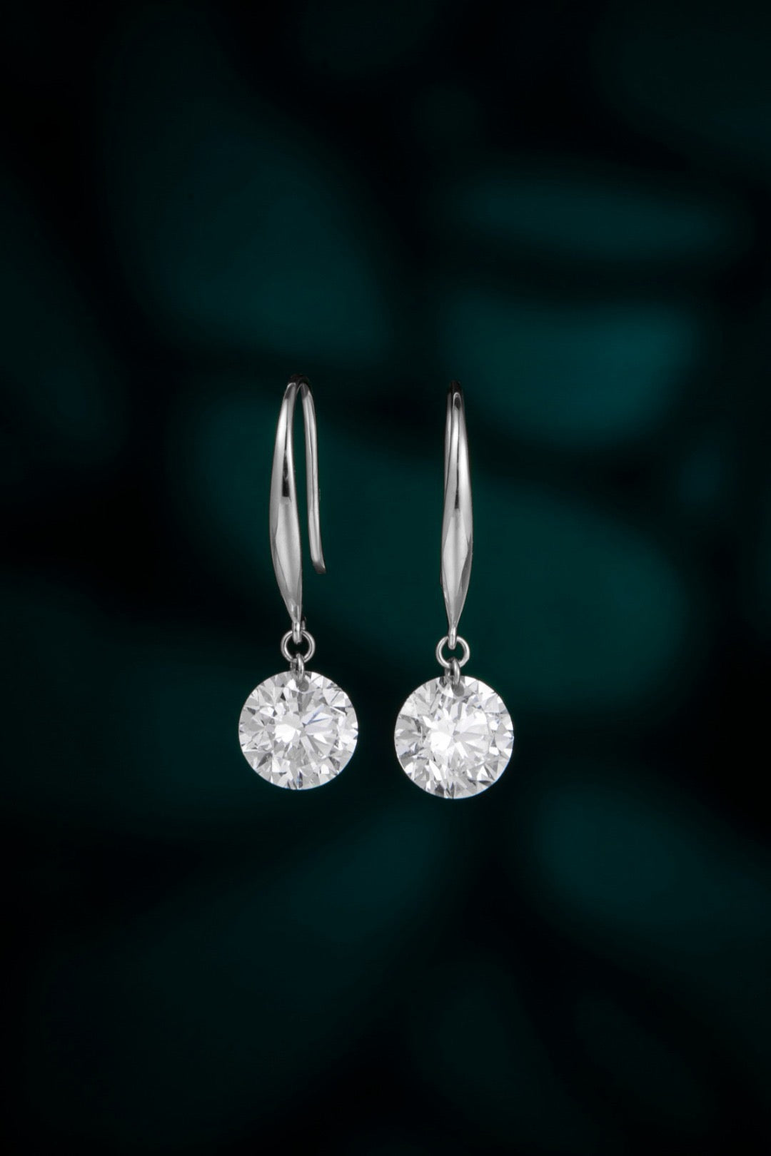 18K Lab Grown diamond Earrins