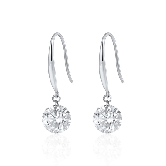 18K Lab Grown diamond Earrins