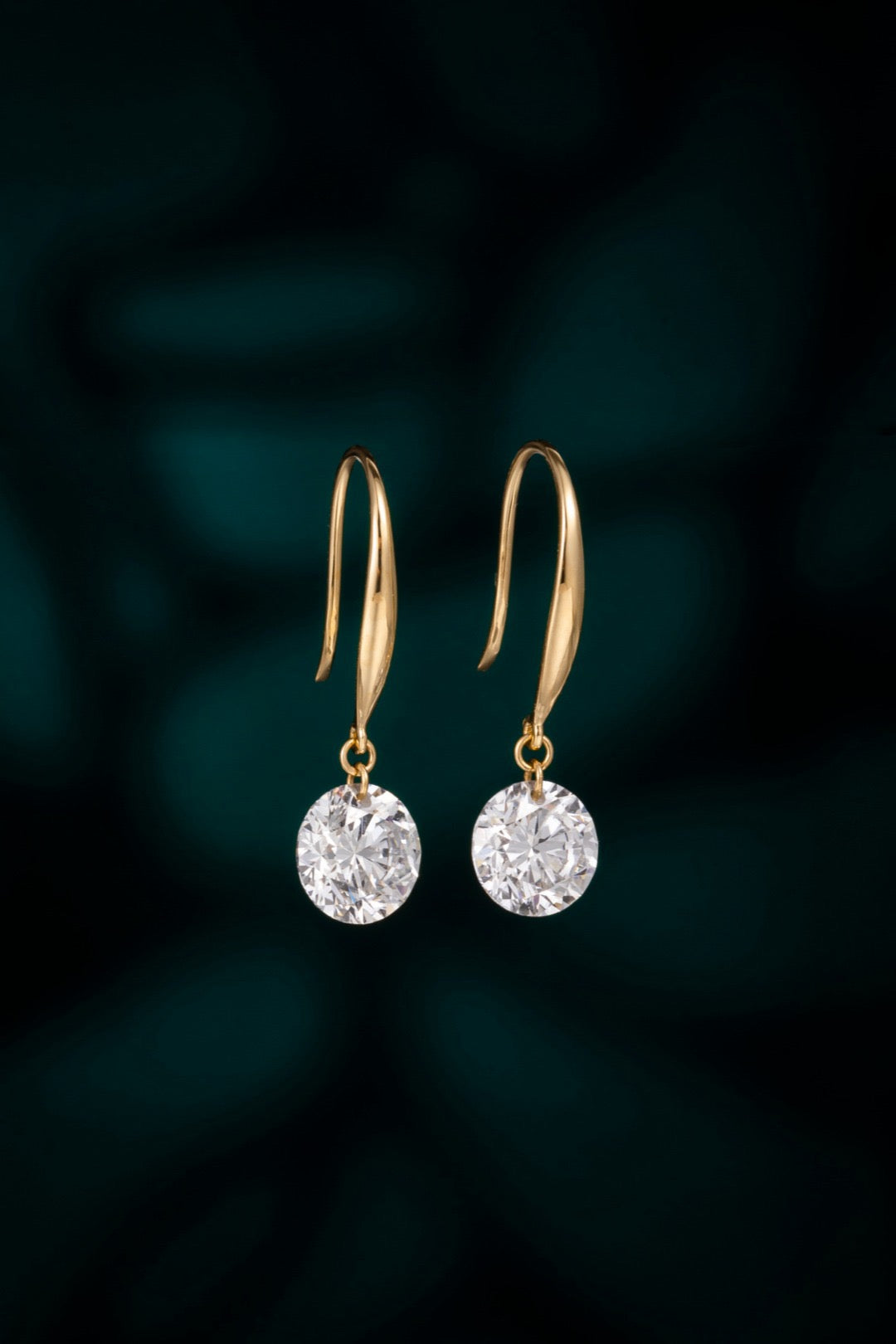 18K Lab Grown diamond Earrins