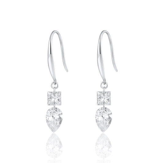 18K Lab Grown Diamond Earrings