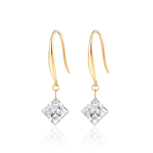18K Lab Grown Diamond Earrings