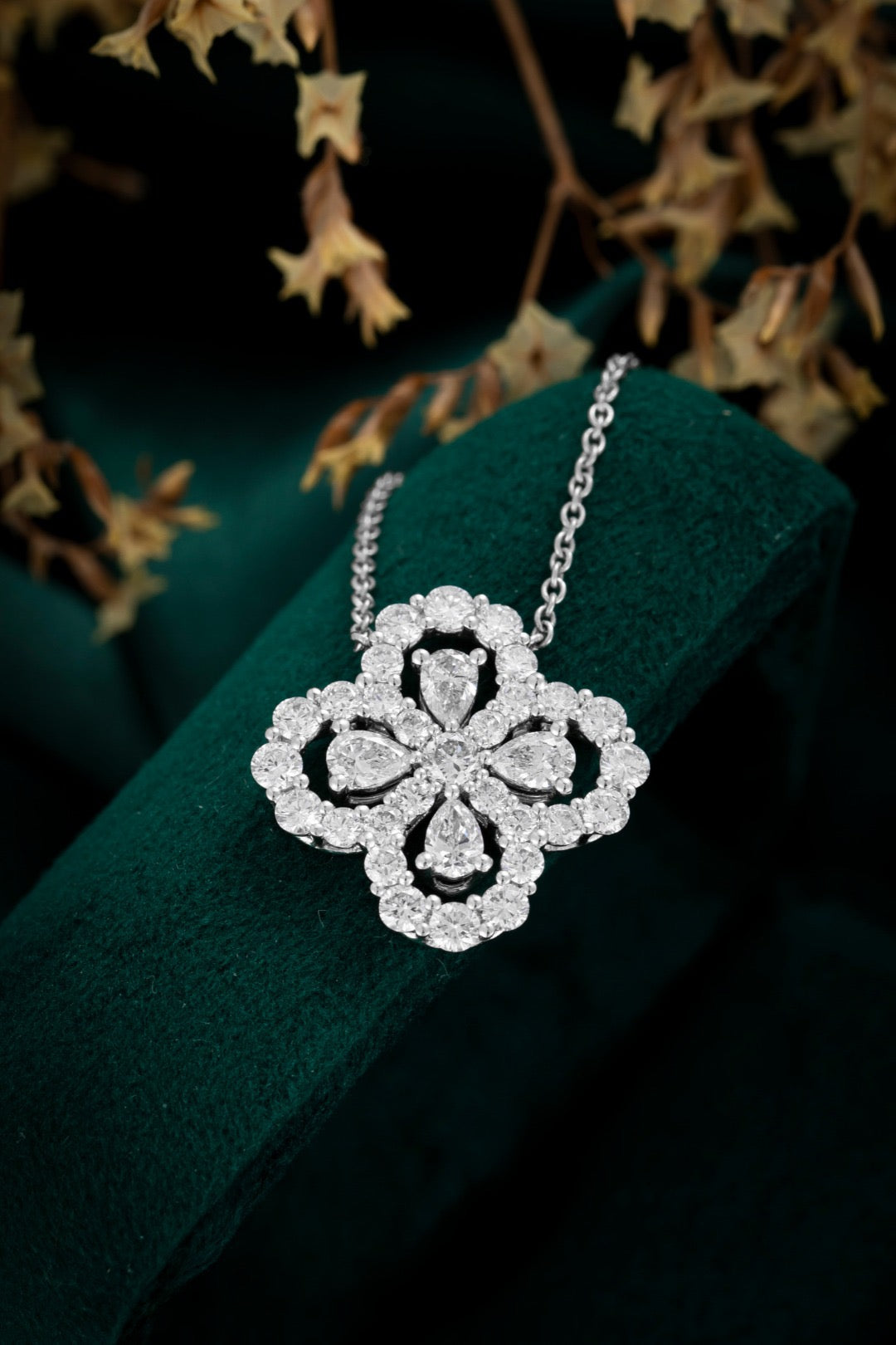 Pt950 Lab Grown Diamond Necklace