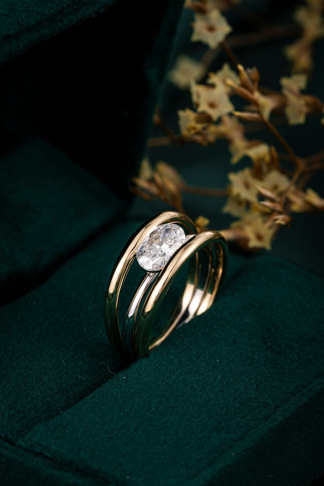 14K Lab Grown Diamond Ring