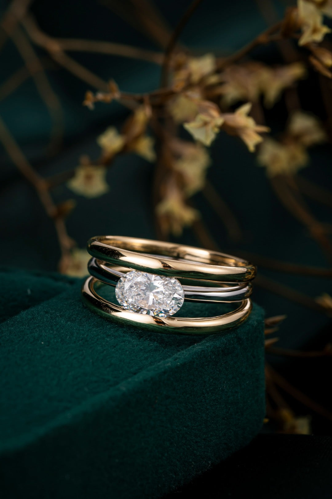 14K Lab Grown Diamond Ring