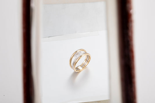 14K Lab Grown Diamond Ring