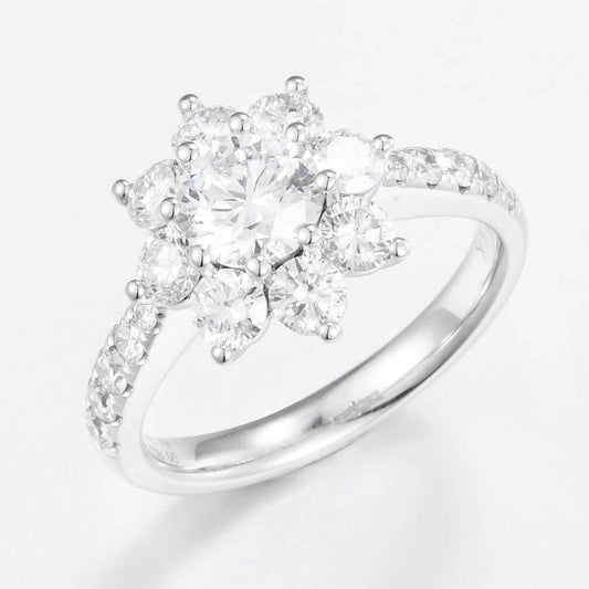 18K Lab Grown Diamond Ring