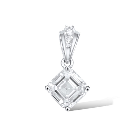 Pt900 Lab Grown Diamond Pendant