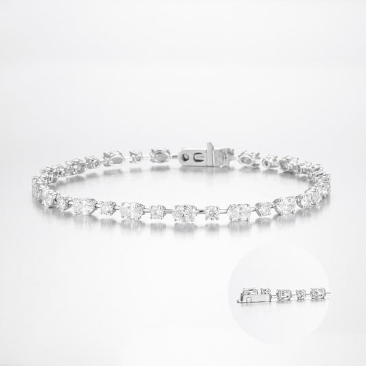 14k Lab Grown Diamond Bracelet