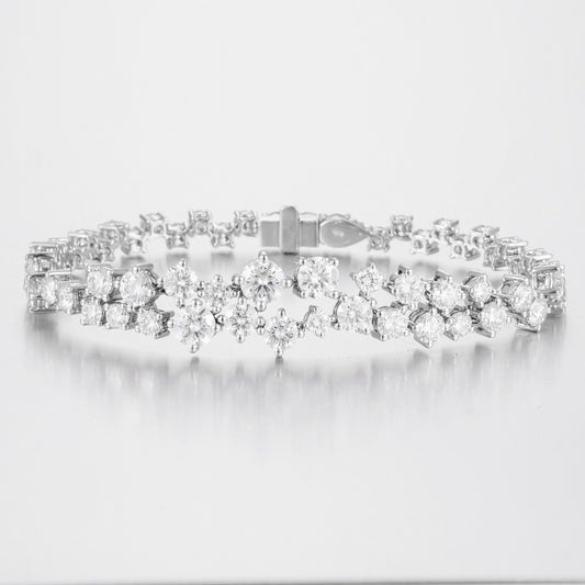 18k Lab Grown Diamond Bracelet