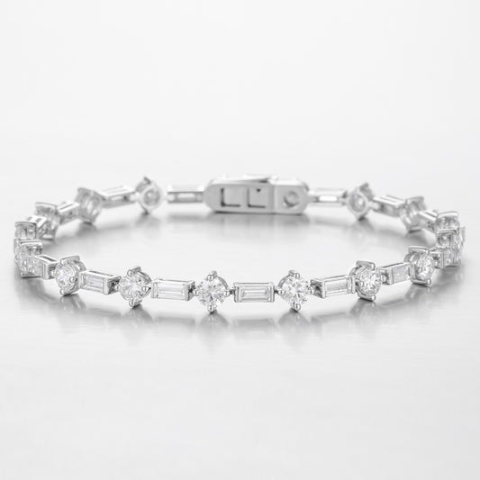 Pt900 Lab Grown Diamond Bracelet