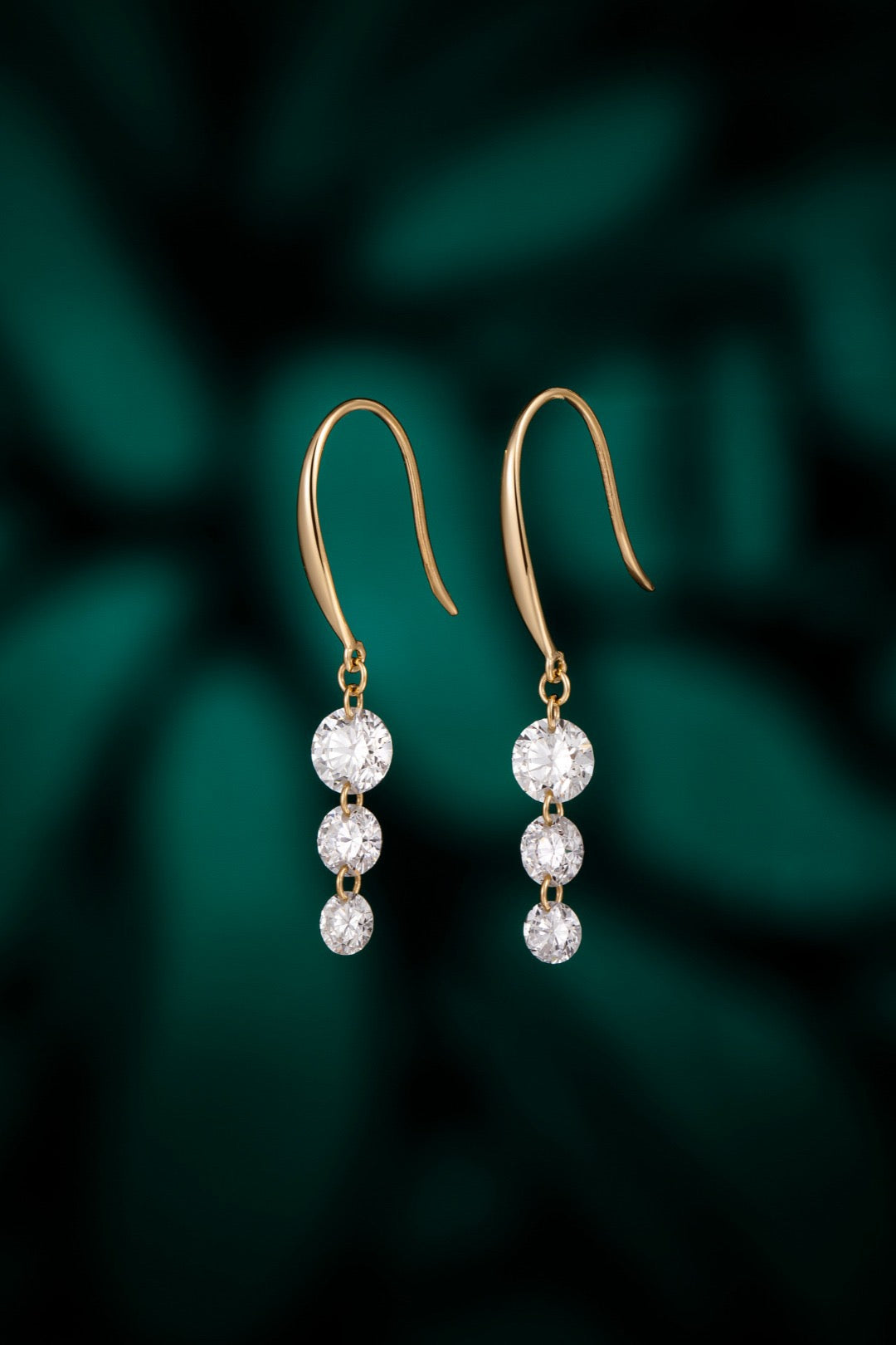 18K Lab Grown Diamond Earrings