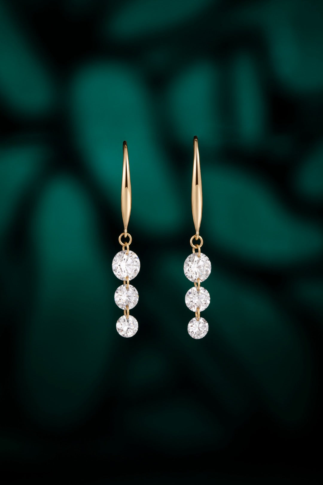 18K Lab Grown Diamond Earrings