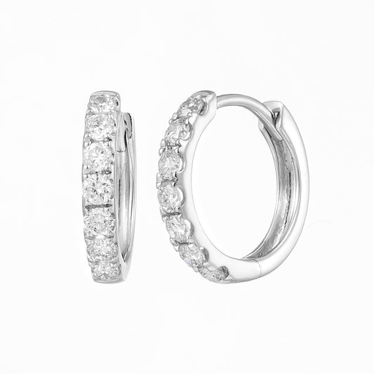 Pt900 Lab Grown Diamond Earrings