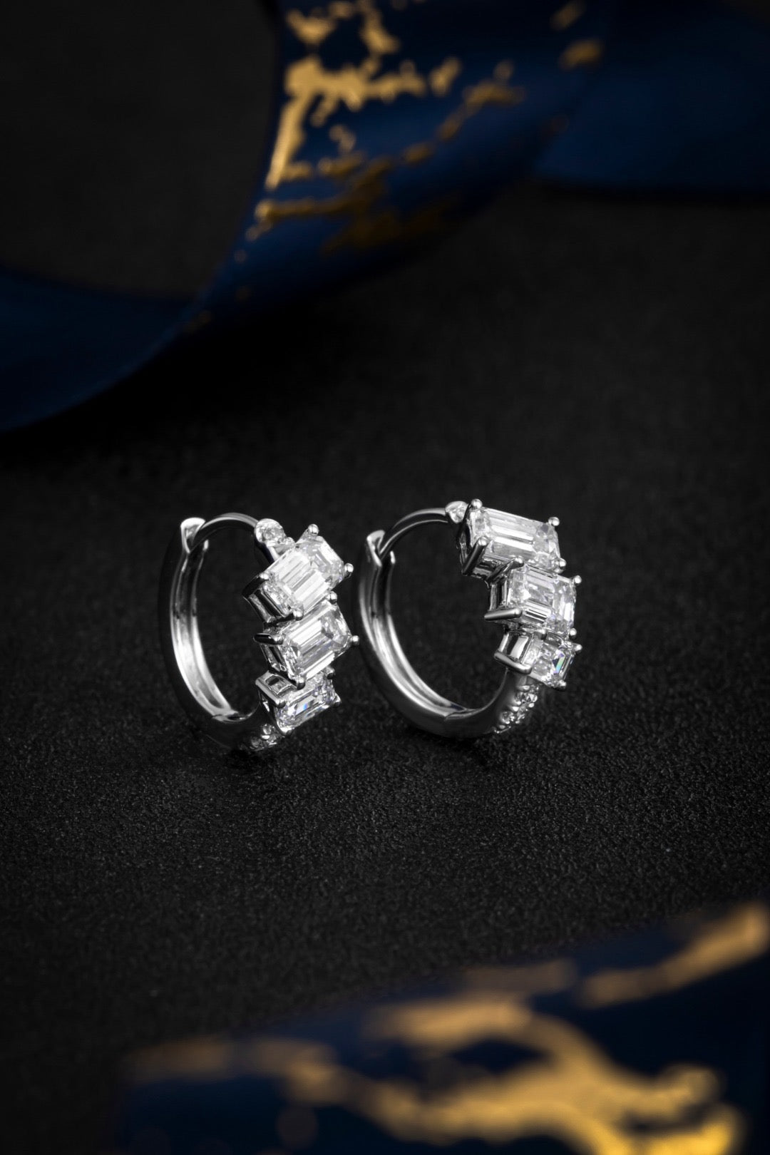 Pt900 Lab Grown Diamond Earrings