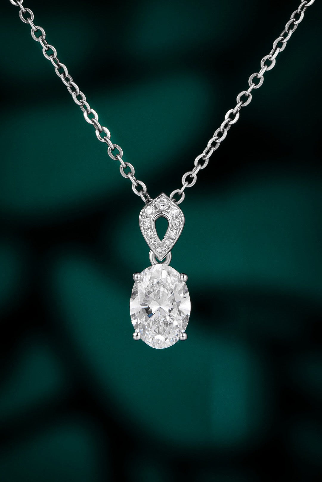 Pt900 Lab Grown Diamond Pendant
