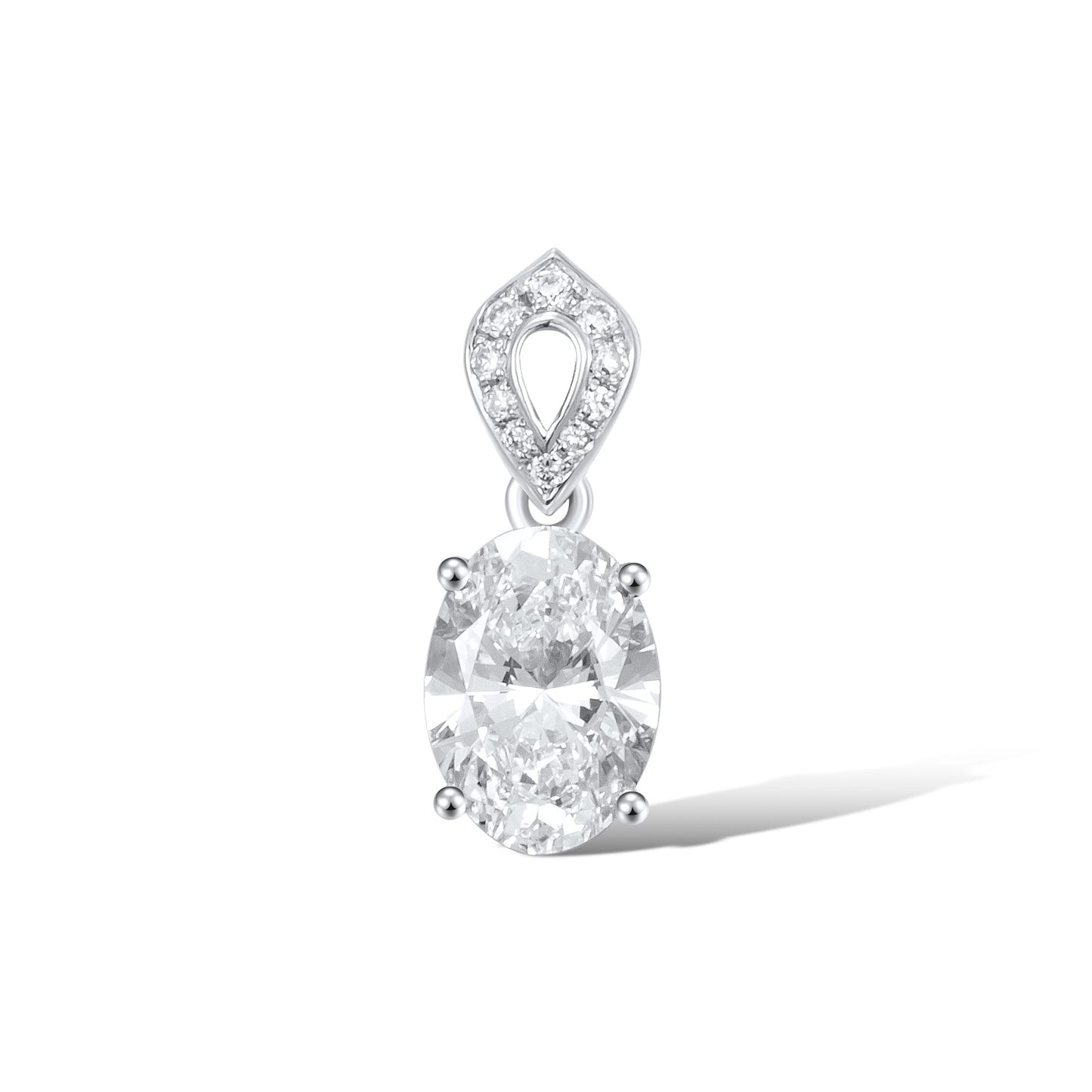Pt900 Lab Grown Diamond Pendant