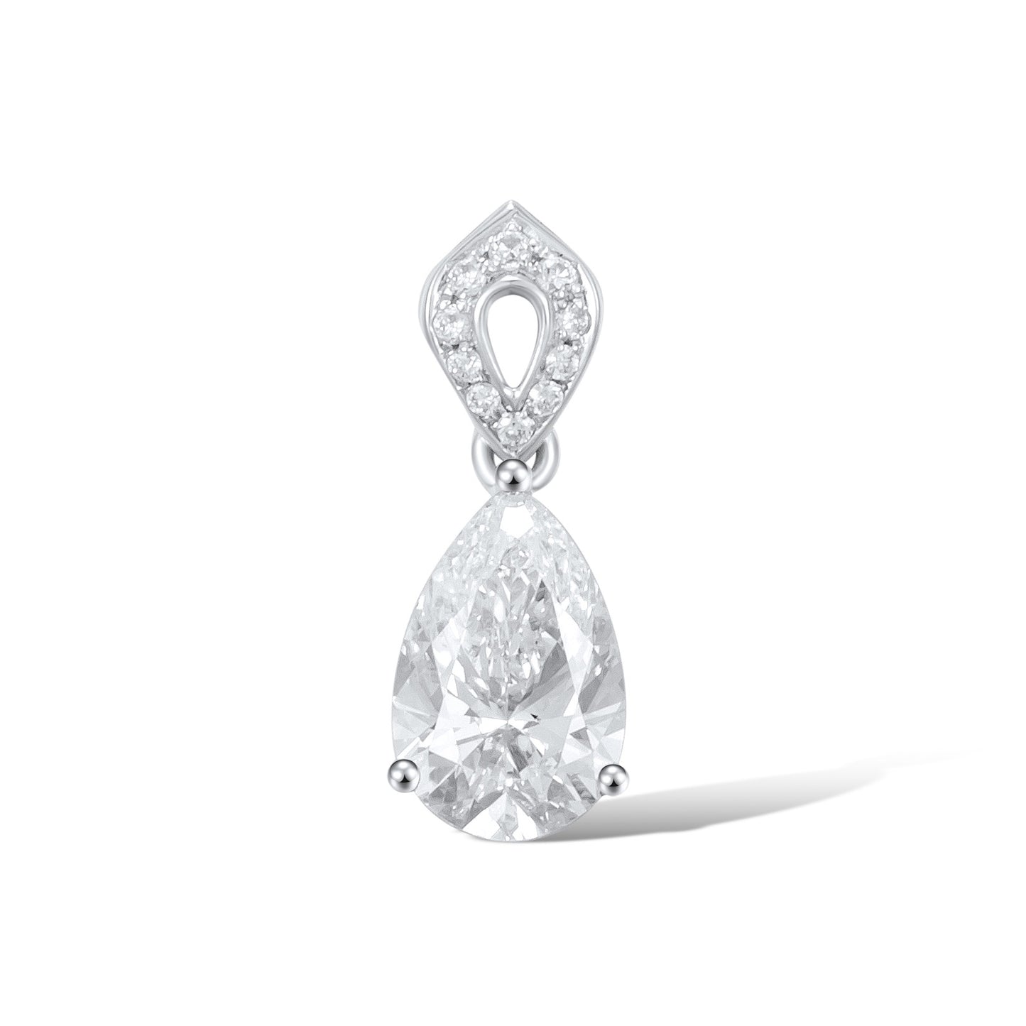 Pt900 Lab Grown Diamond Pendant