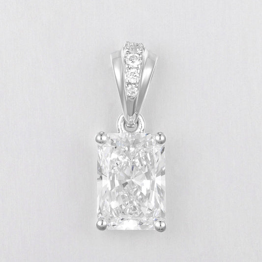 Pt900 Lab Grown Diamond Pendant