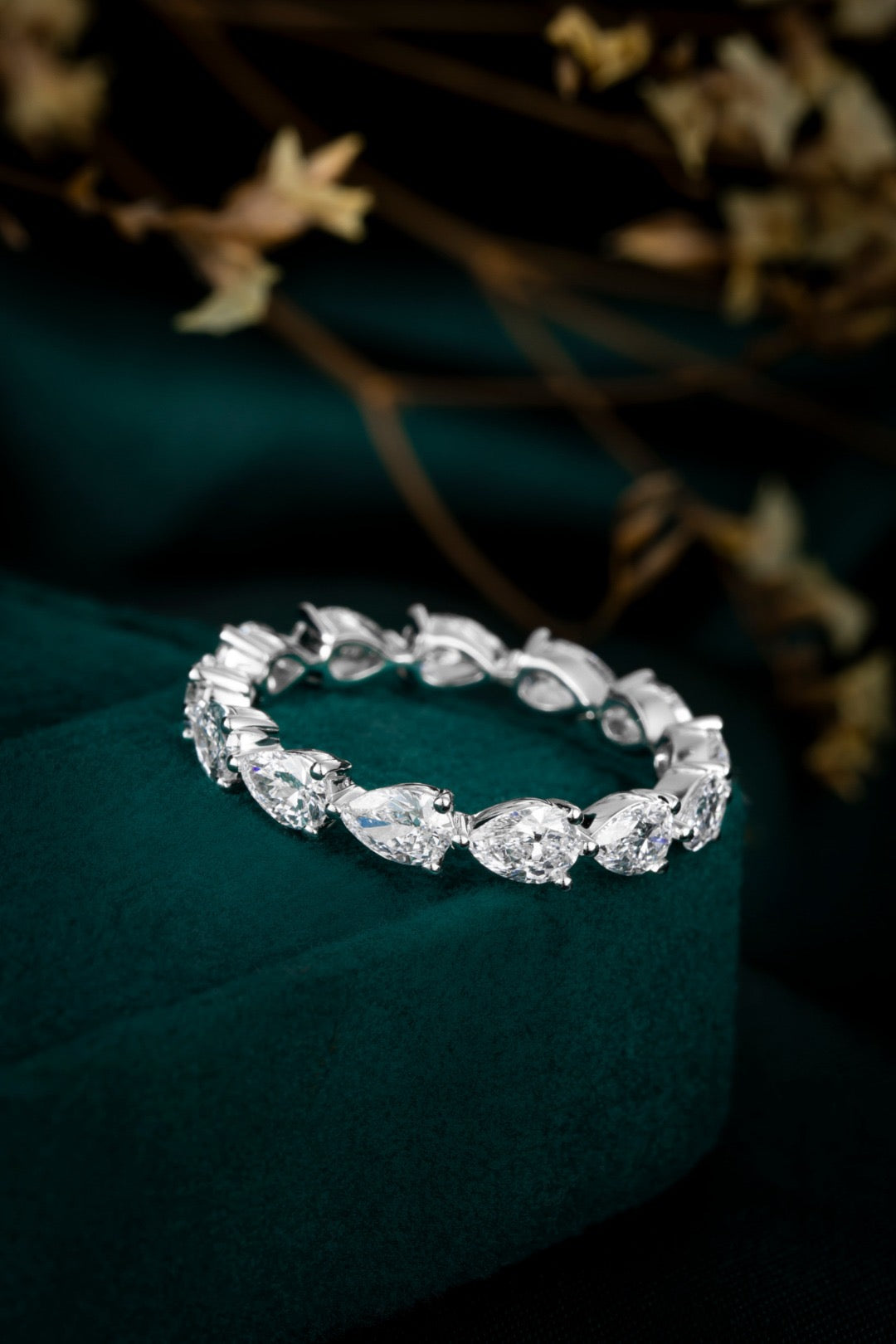 Pt900 Lab Grown Diamond Ring