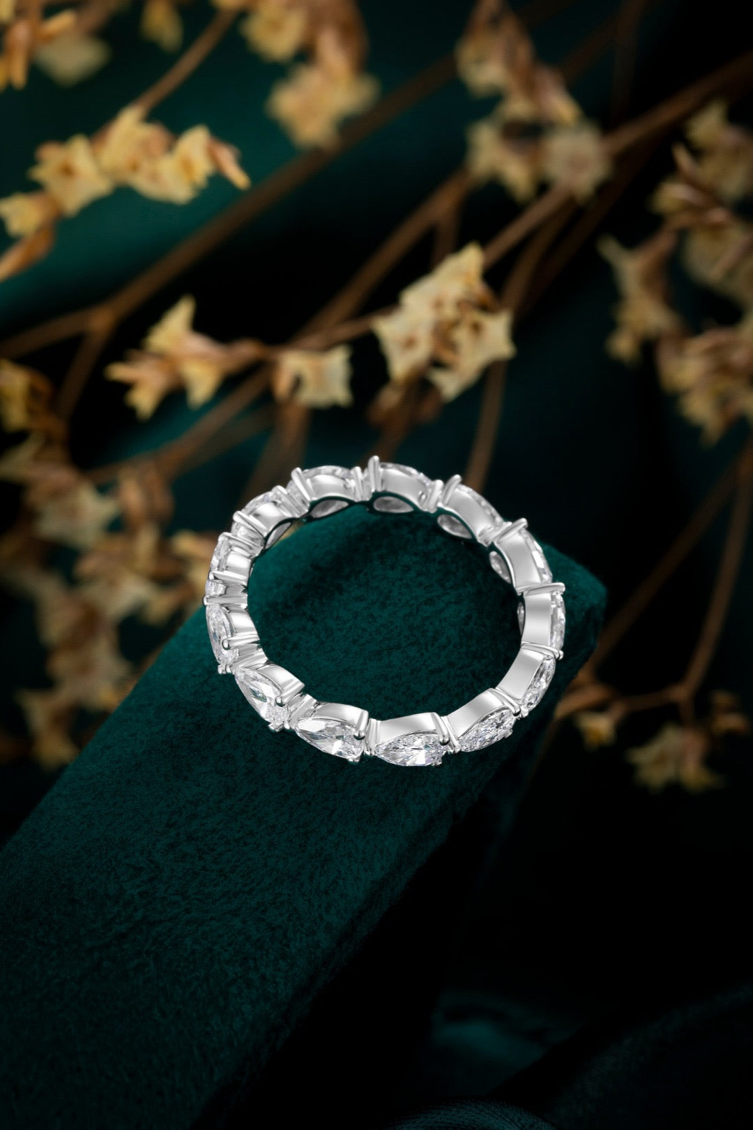 Pt900 Lab Grown Diamond Ring
