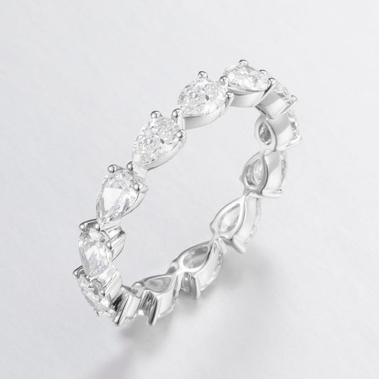 Pt900 Lab Grown Diamond Ring