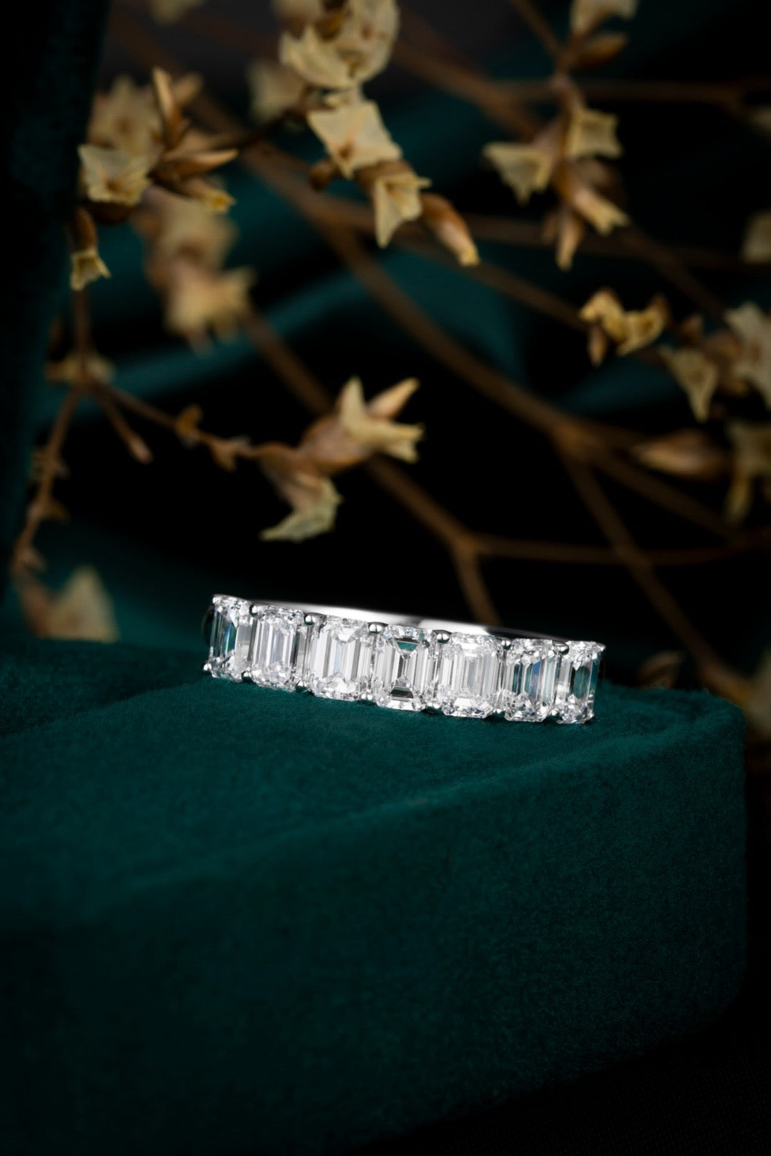 Pt900 Lab Grown Diamond Ring