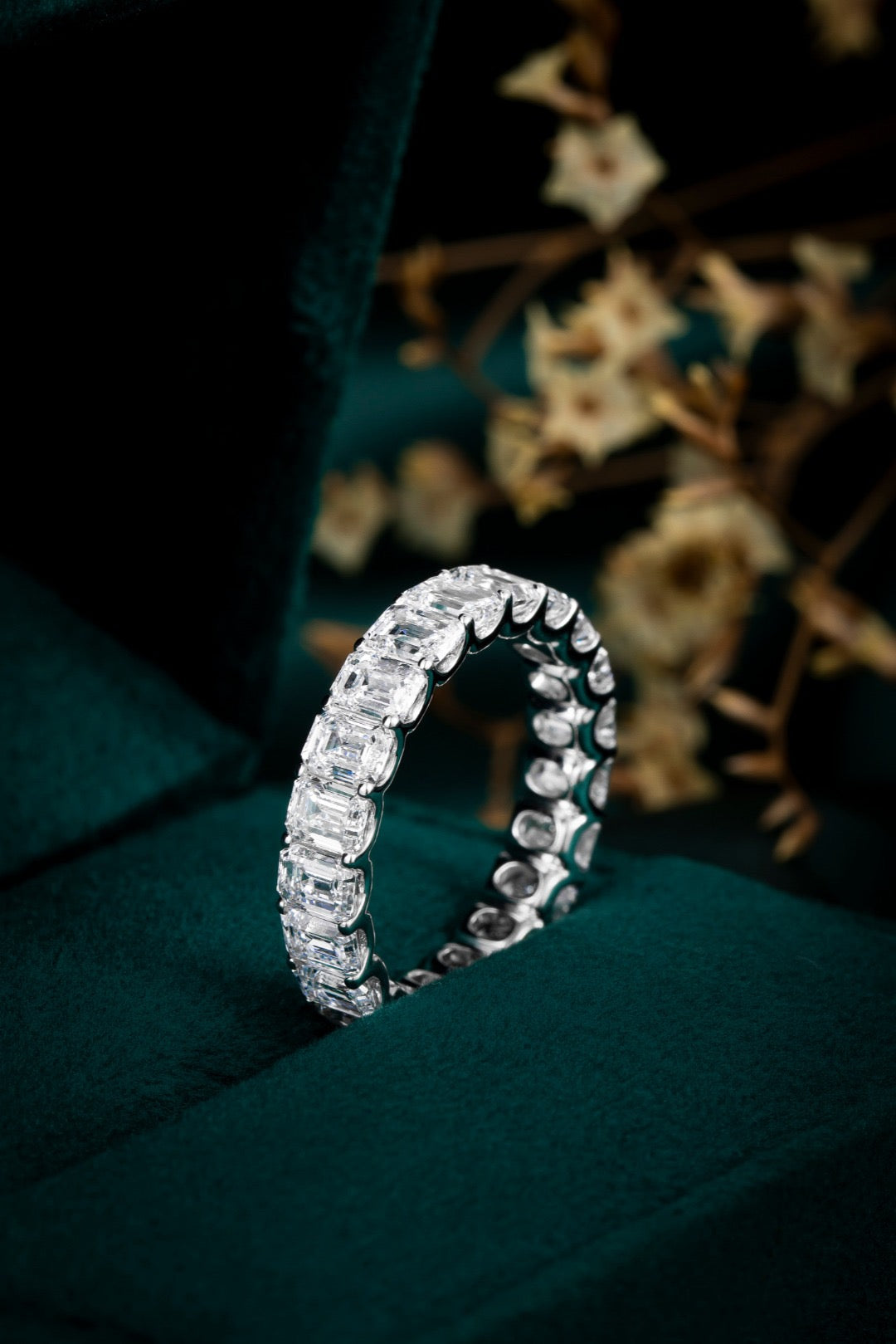 Pt900 Lab Grown Diamond Ring