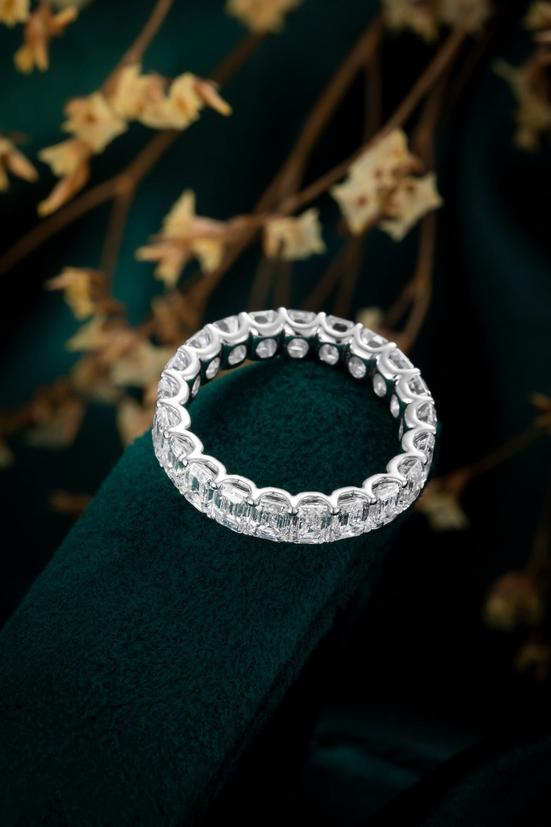 Pt900 Lab Grown Diamond Ring