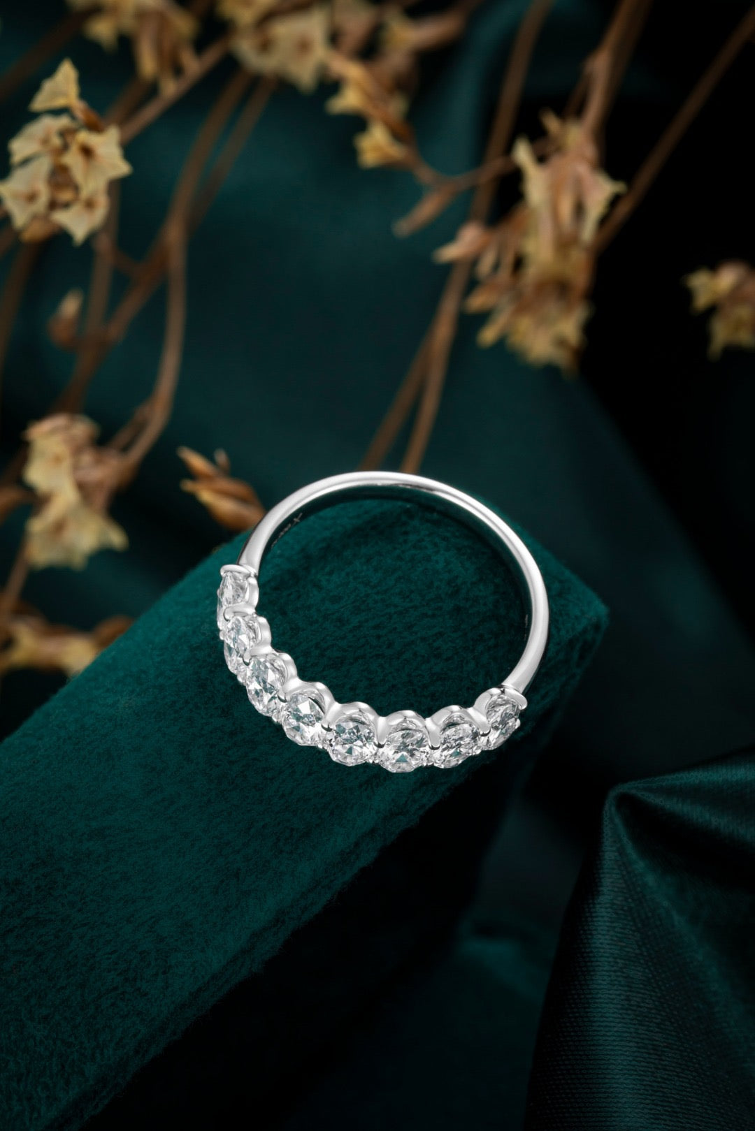 Pt900 Lab Grown Diamond Ring