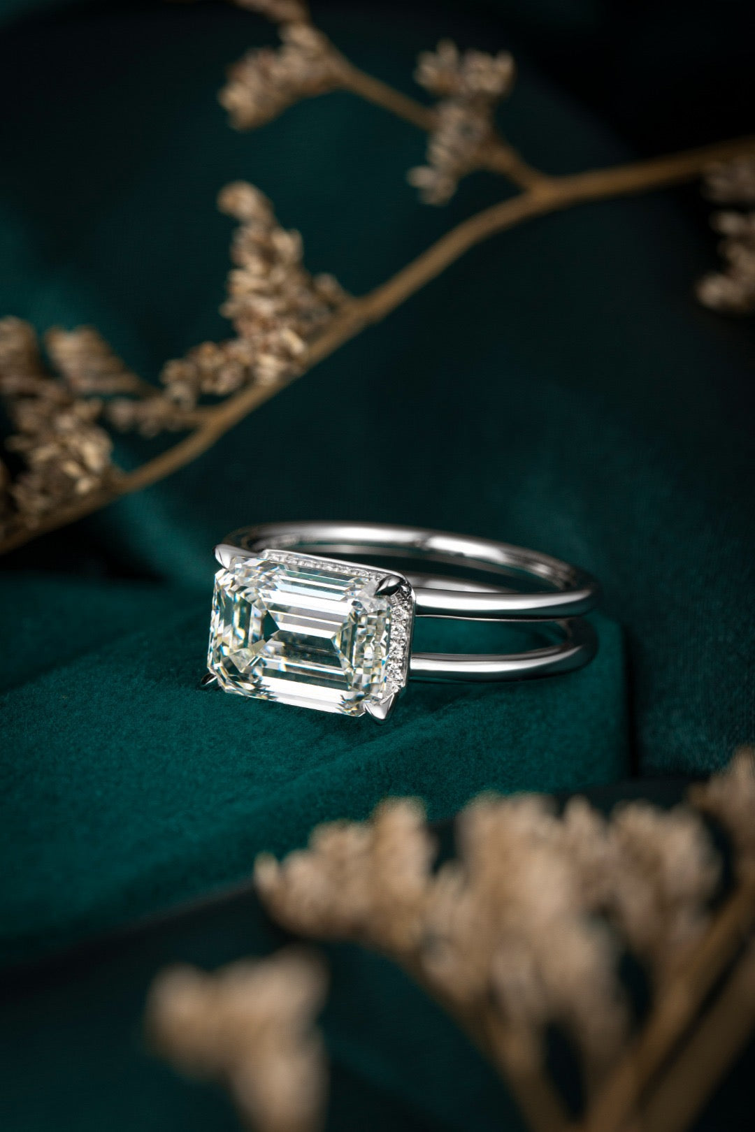 Pt900 Lab Grown Diamond Ring