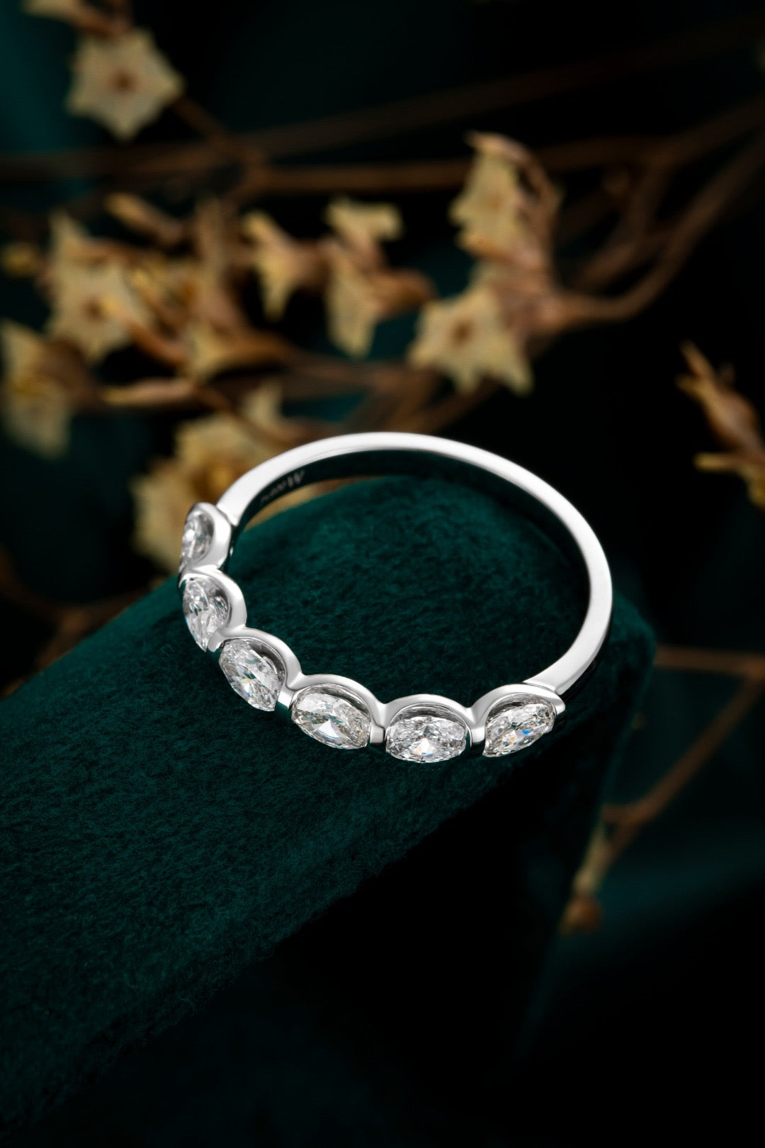 Pt900 Lab Grown Diamond Ring