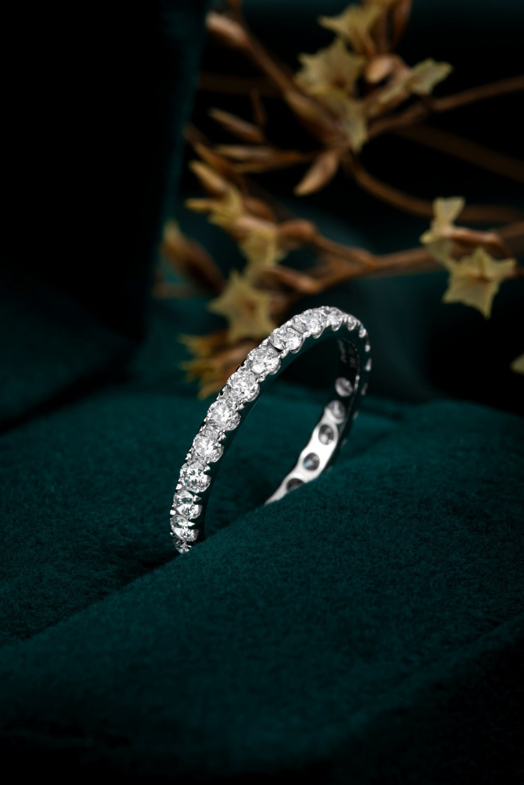 Pt900 Lab Grown Diamond Ring